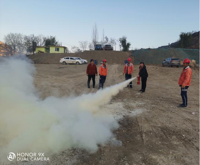 中材天水項目部組織開展消防宣傳活動